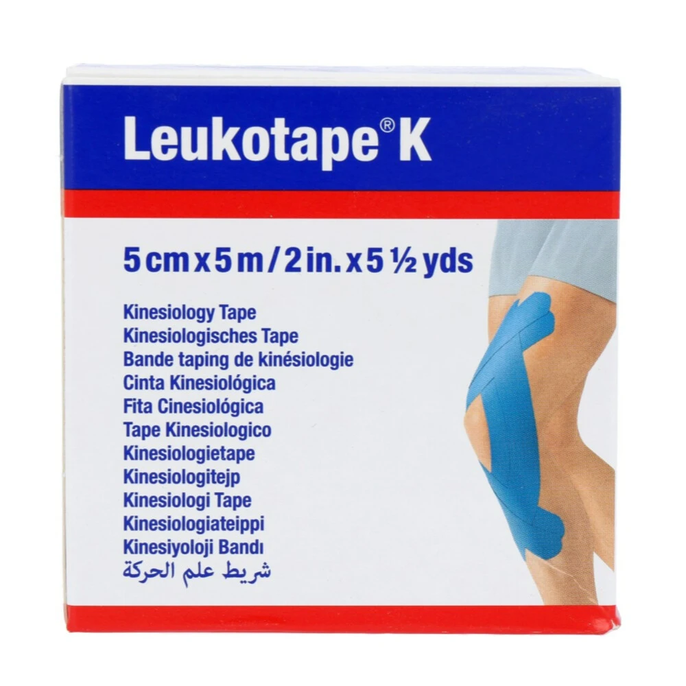 5x Leukotape K 5m X 5cm Blauw 1 5x Leukotape K 5m X 5cm Blauw