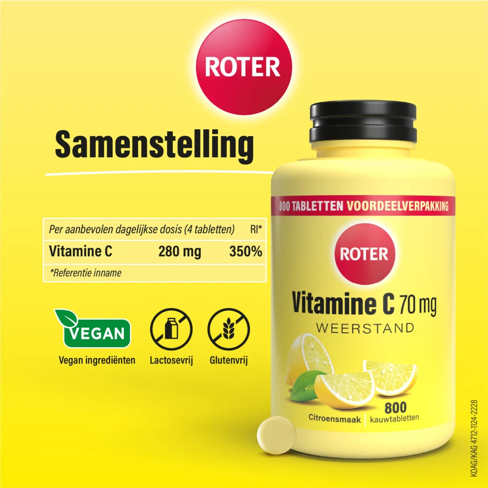 Roter Vitamine C 70 Mg Citroen 3 Roter Vitamine C 70 Mg Citroen - Afbeelding 3