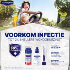 2x Hansaplast Pleister Spray 6 2x Hansaplast Pleister Spray -Gezondheidsproducten Winkel 77017 3