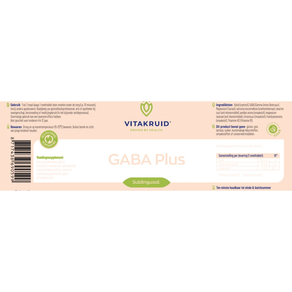 Vitakruid Gaba Plus 2 Vitakruid Gaba Plus - Afbeelding 2