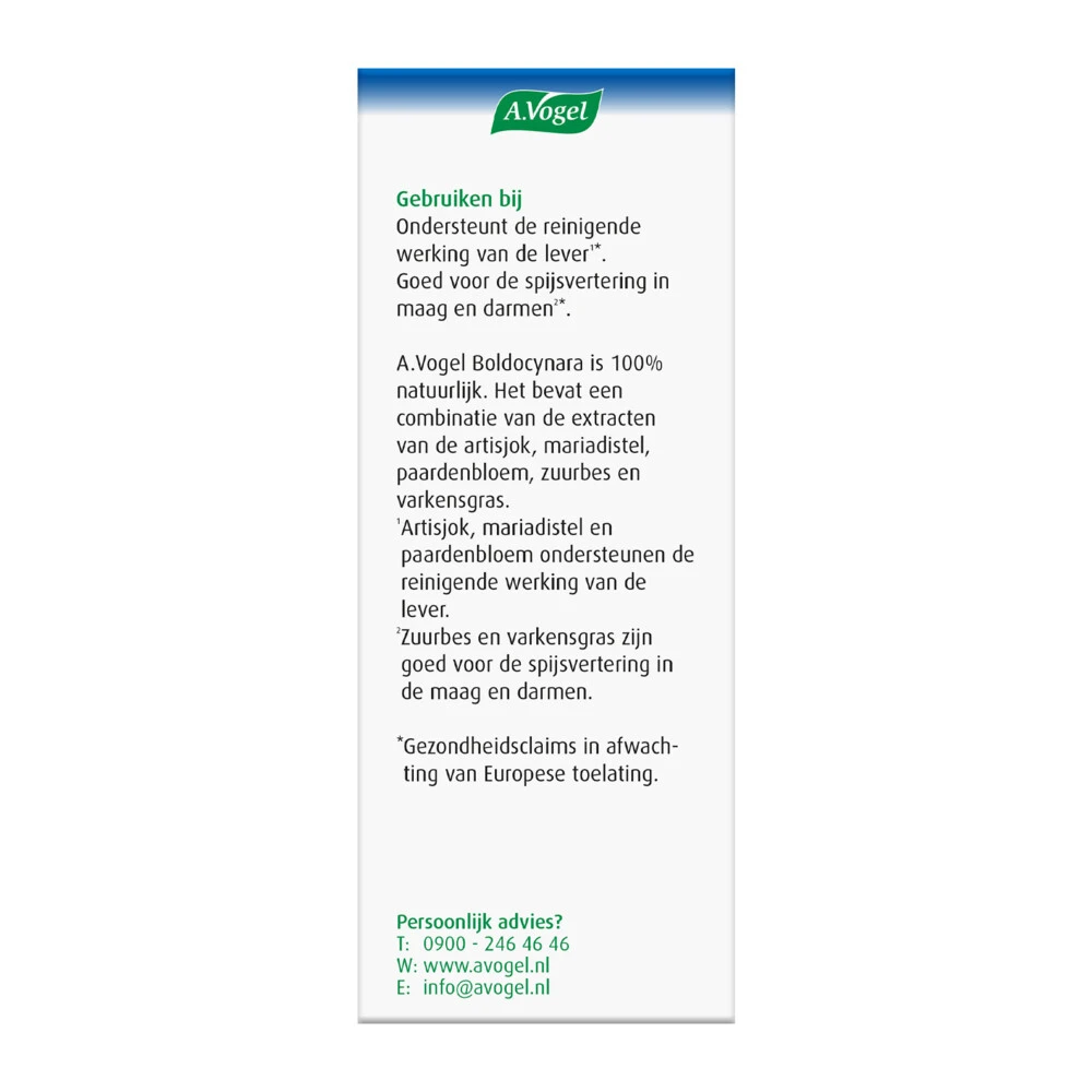 2x A.Vogel Boldocynara Druppels 4 2x A.Vogel Boldocynara Druppels - Afbeelding 4
