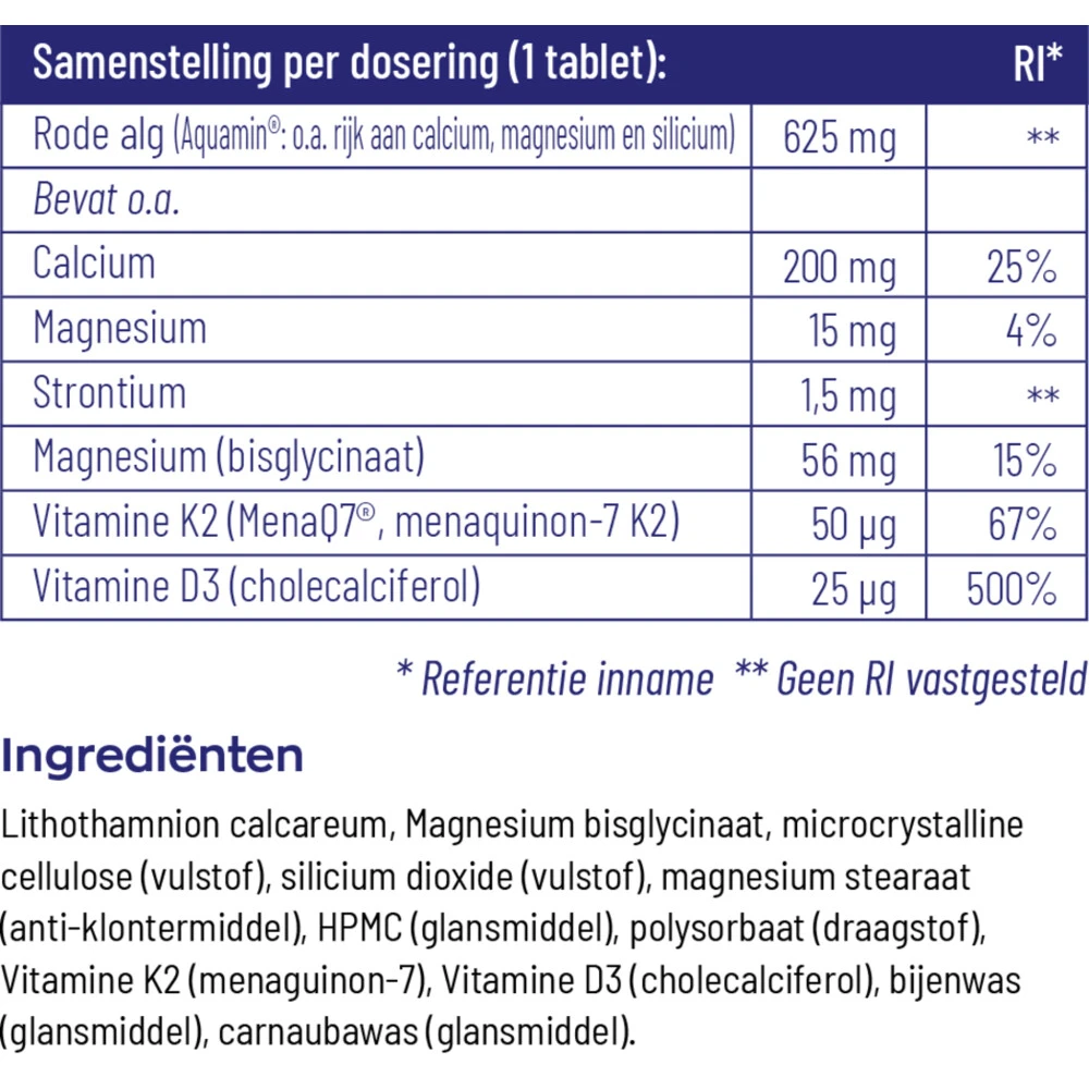 Vitakruid Osta K2 & D3 Algae 4 Vitakruid Osta K2 & D3 Algae - Afbeelding 4