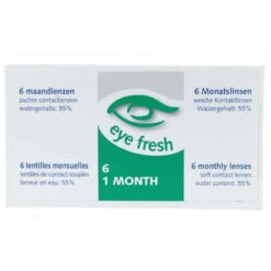 Eye Fresh Zachte Maandlenzen 6-pack -2,75