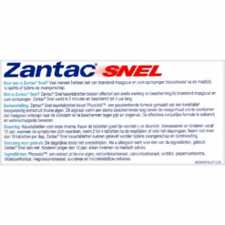 3x Zantac Snel Kauwtabletten 7 3x Zantac Snel Kauwtabletten -Gezondheidsproducten Winkel 965573 4