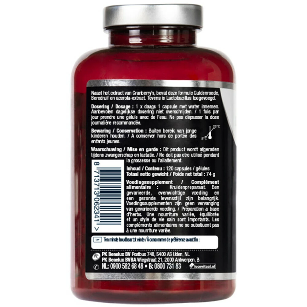 Lucovitaal Cranberry X-tra One A Day 4 Lucovitaal Cranberry X-tra One A Day - Afbeelding 4