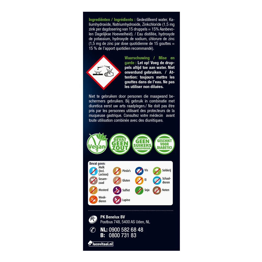 Lucovitaal Zuur Base Druppels 4 Lucovitaal Zuur Base Druppels - Afbeelding 4