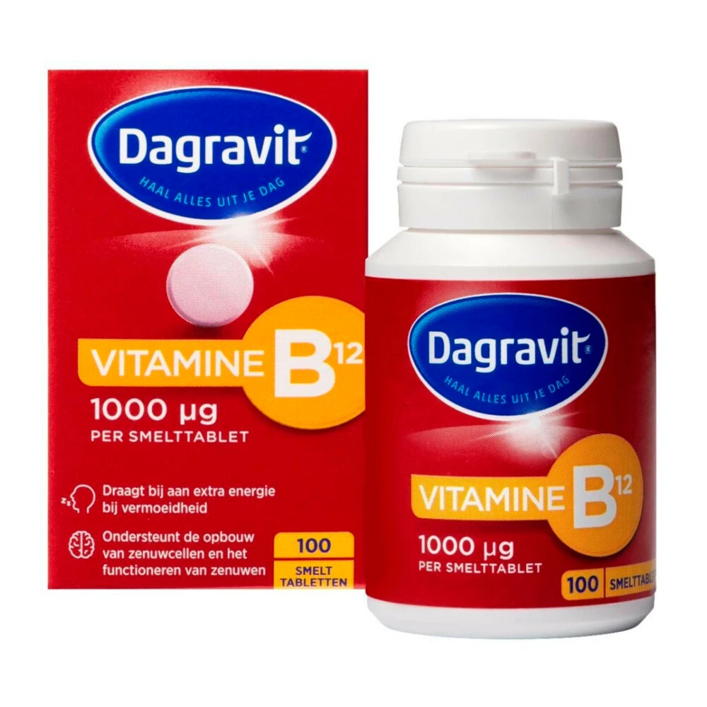 Dagravit Vitamine B12 1000mcg Smelt 1 Dagravit Vitamine B12 1000mcg Smelt