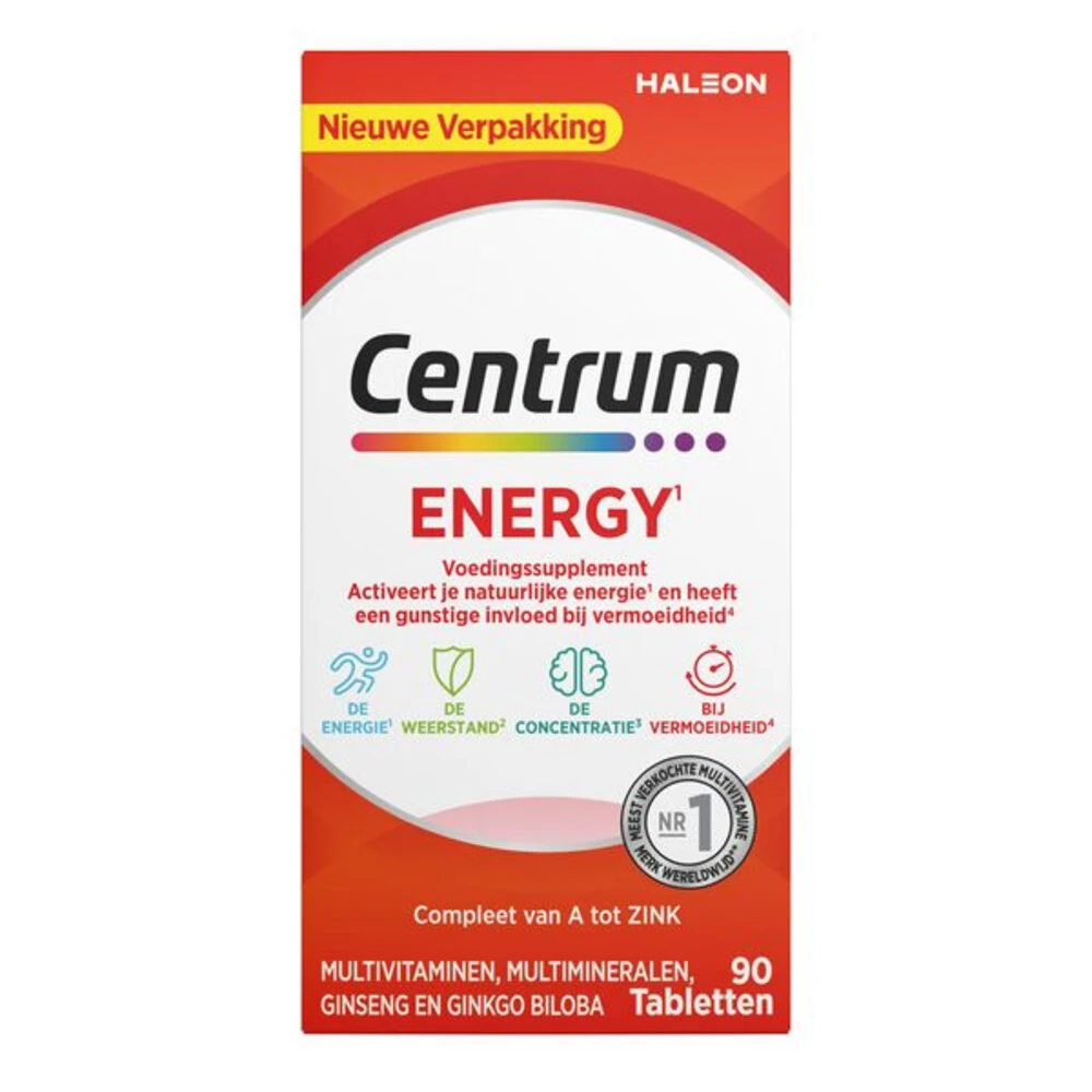 2x Centrum Energy Multivitaminen 1 2x Centrum Energy Multivitaminen