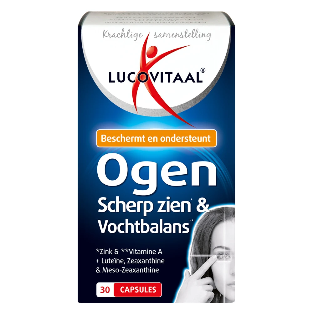 3x Lucovitaal Ogen Scherp Zien En Vochtbalans 1 3x Lucovitaal Ogen Scherp Zien En Vochtbalans