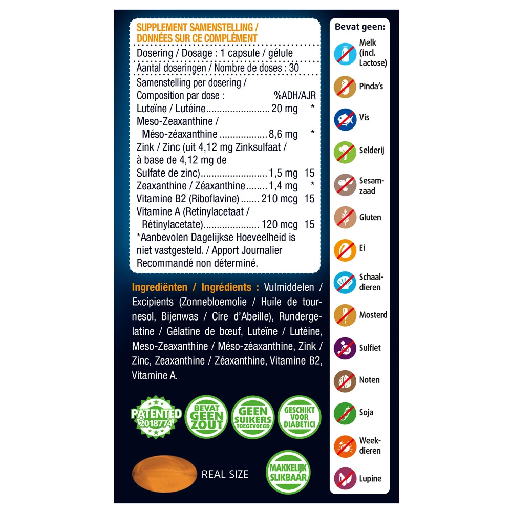 3x Lucovitaal Ogen Scherp Zien En Vochtbalans 3 3x Lucovitaal Ogen Scherp Zien En Vochtbalans - Afbeelding 3