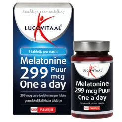 Lucovitaal Melatonine Puur 0.299mg 7 Lucovitaal Melatonine Puur 0.299mg -Gezondheidsproducten Winkel 982041 4