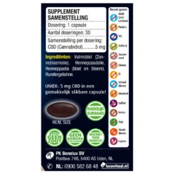 Lucovitaal CBD Cannabidiol 5 Mg -Gezondheidsproducten Winkel 984246 3