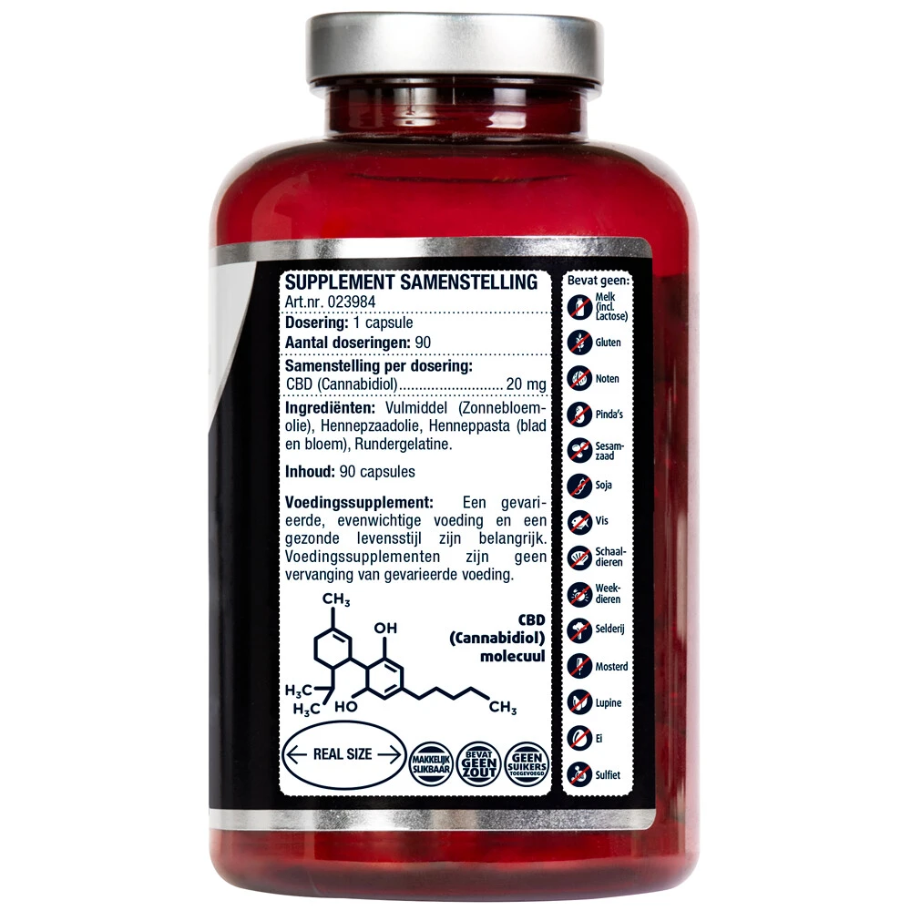 Lucovitaal CBD Cannabidiol 20 Mg 2 Lucovitaal CBD Cannabidiol 20 Mg - Afbeelding 2