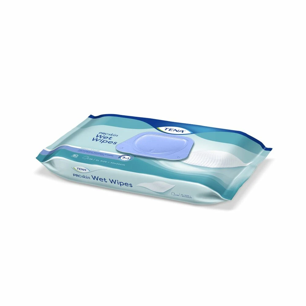 3x TENA Wet Wipes 3-in-1 32x20 Cm 4 3x TENA Wet Wipes 3-in-1 32x20 Cm - Afbeelding 4